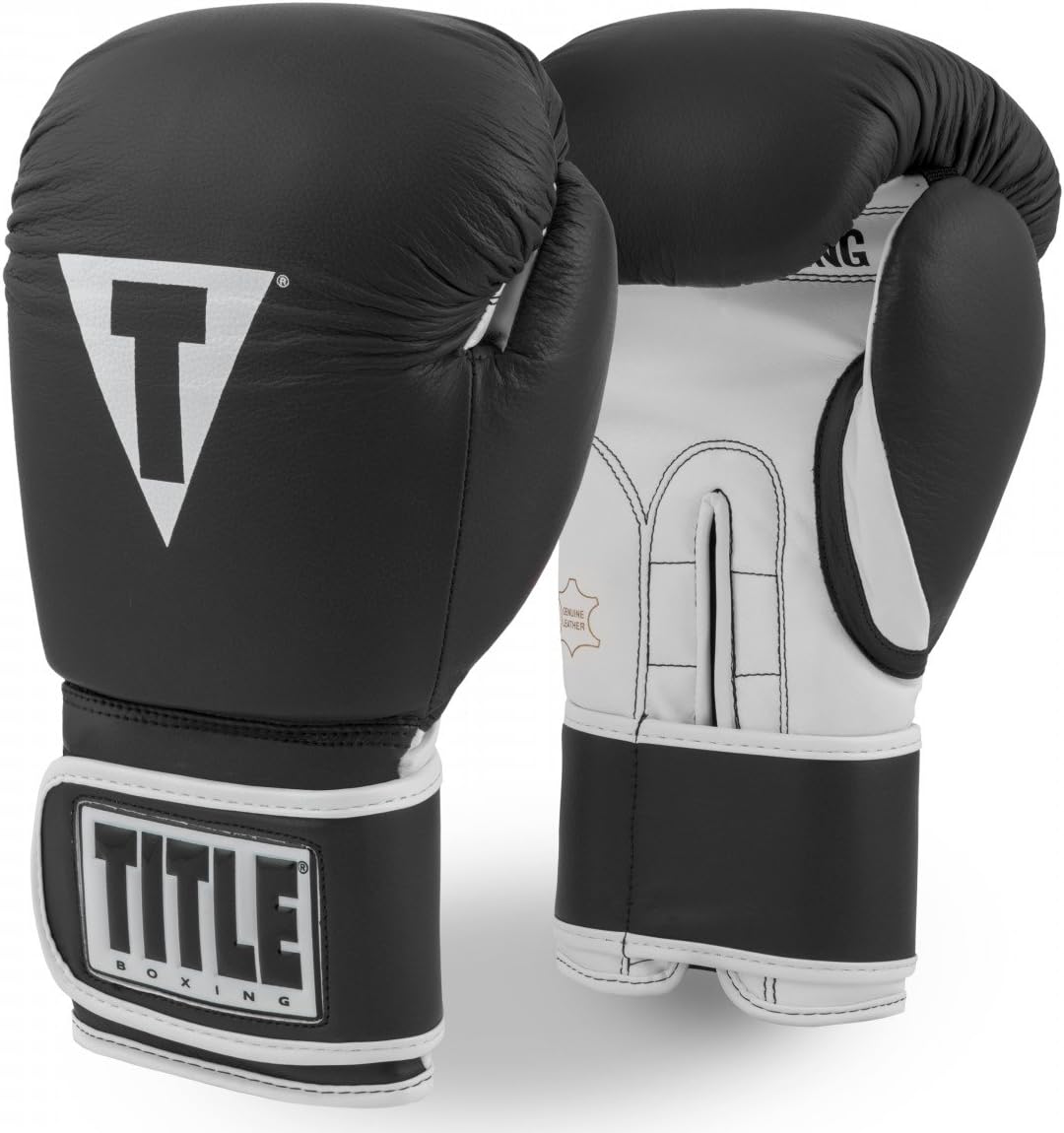 TITLE Boxing Pro Style Leather Training Gloves 3.0 - Boxing Gloves, Boxing Training Gloves, MMA Gloves, Oz Training Gloves, Kickboxing Gloves, Punching Bag Gloves, Sparring Gloves