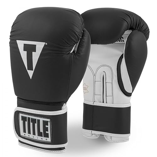 Title Boxing Pro Style Guantes de entrenamiento de cuero 3.0