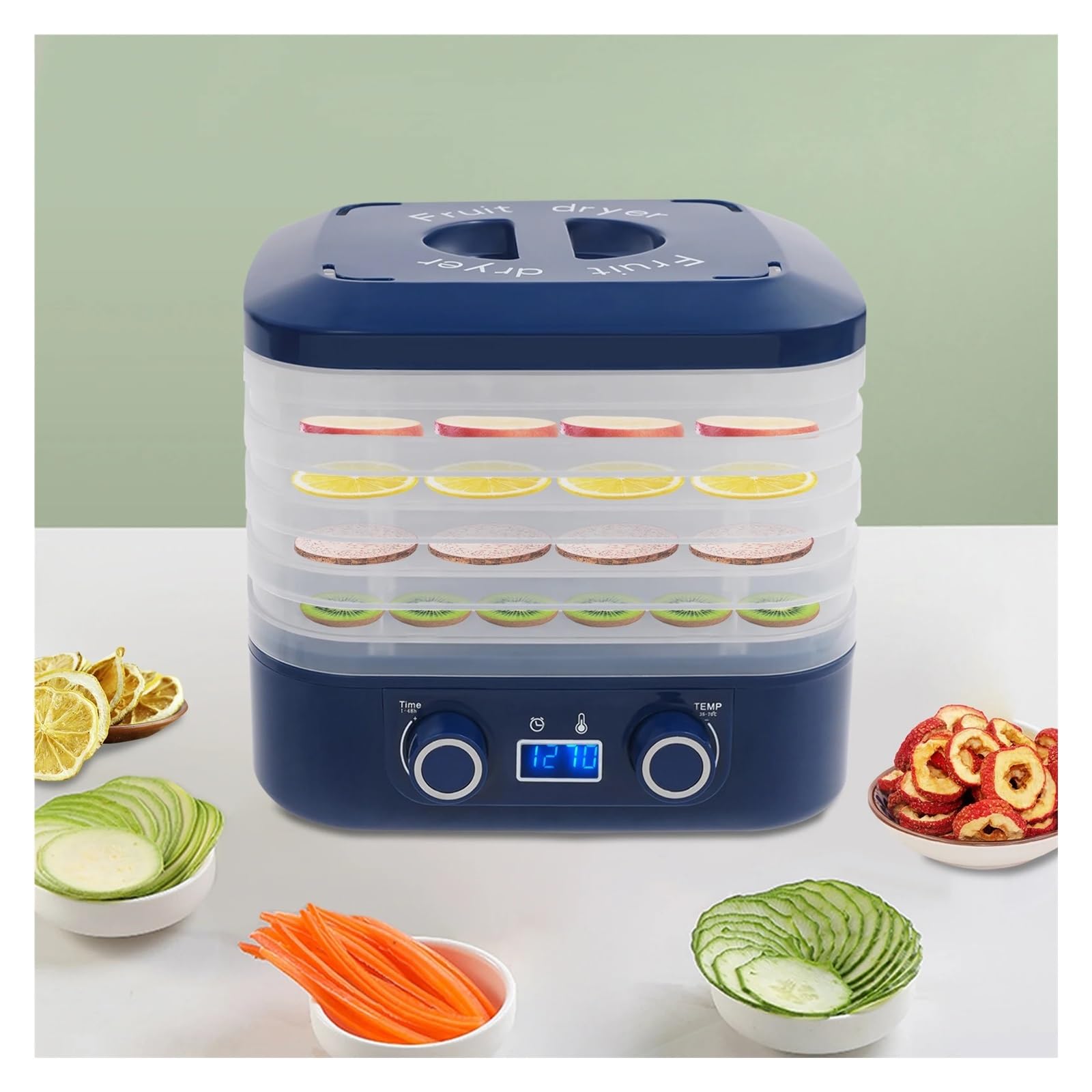Macchina For Disidratatore Termostatico Regolabile For Alimenti A 5 Livelli