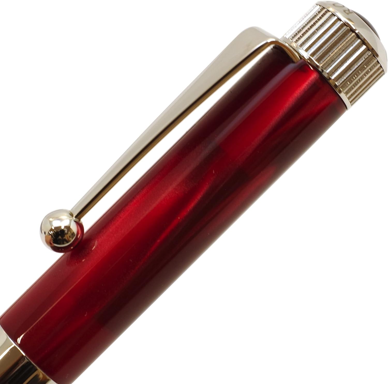 No.3 Romeo ballpoint pen rhodium plating [Italian Red] R261
