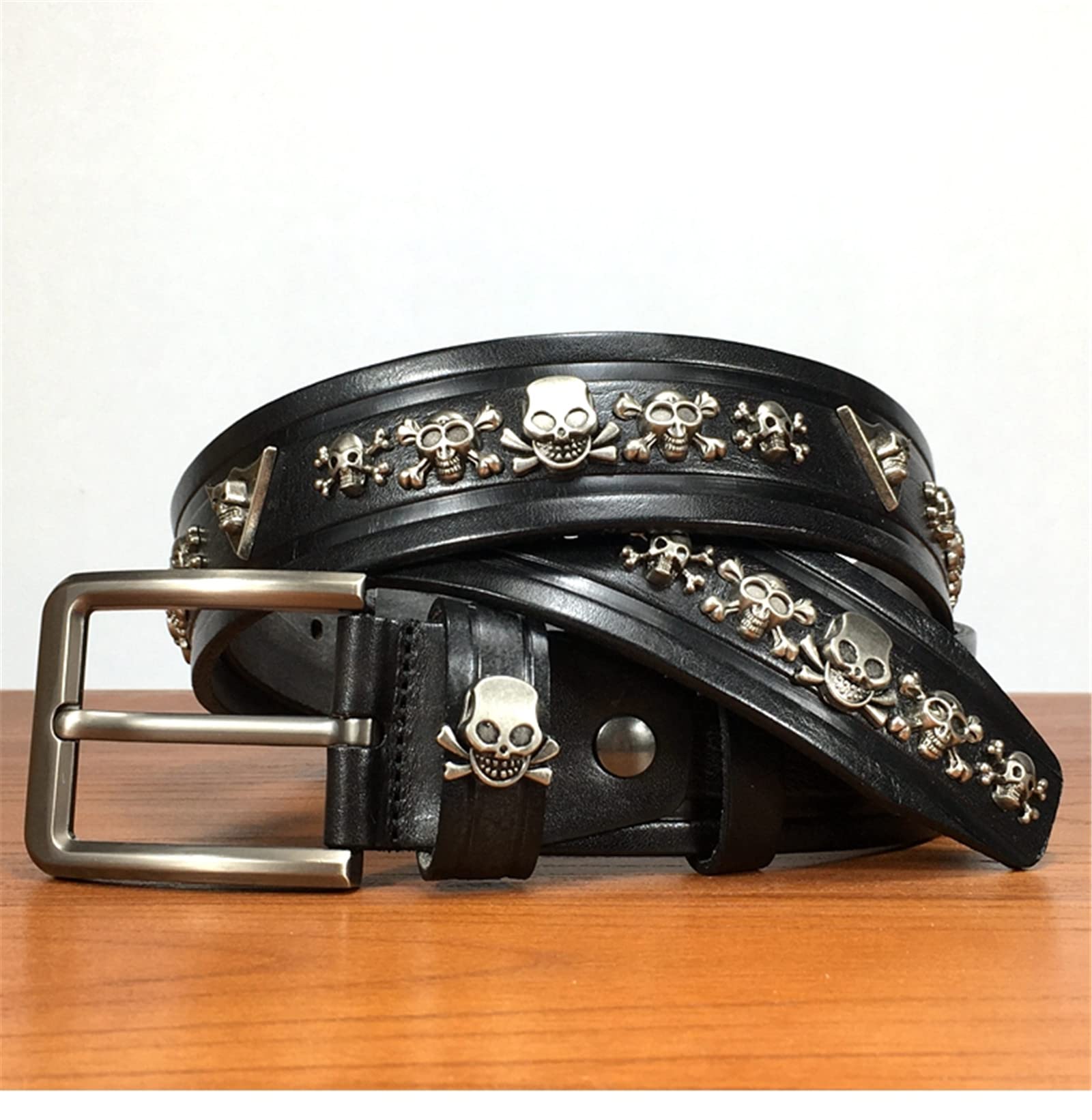 tomoyoppy　レザー　ベルト　ハンドメイド Amazon.co.jp: メンズベルト、手作りオリジナルベルトベルト