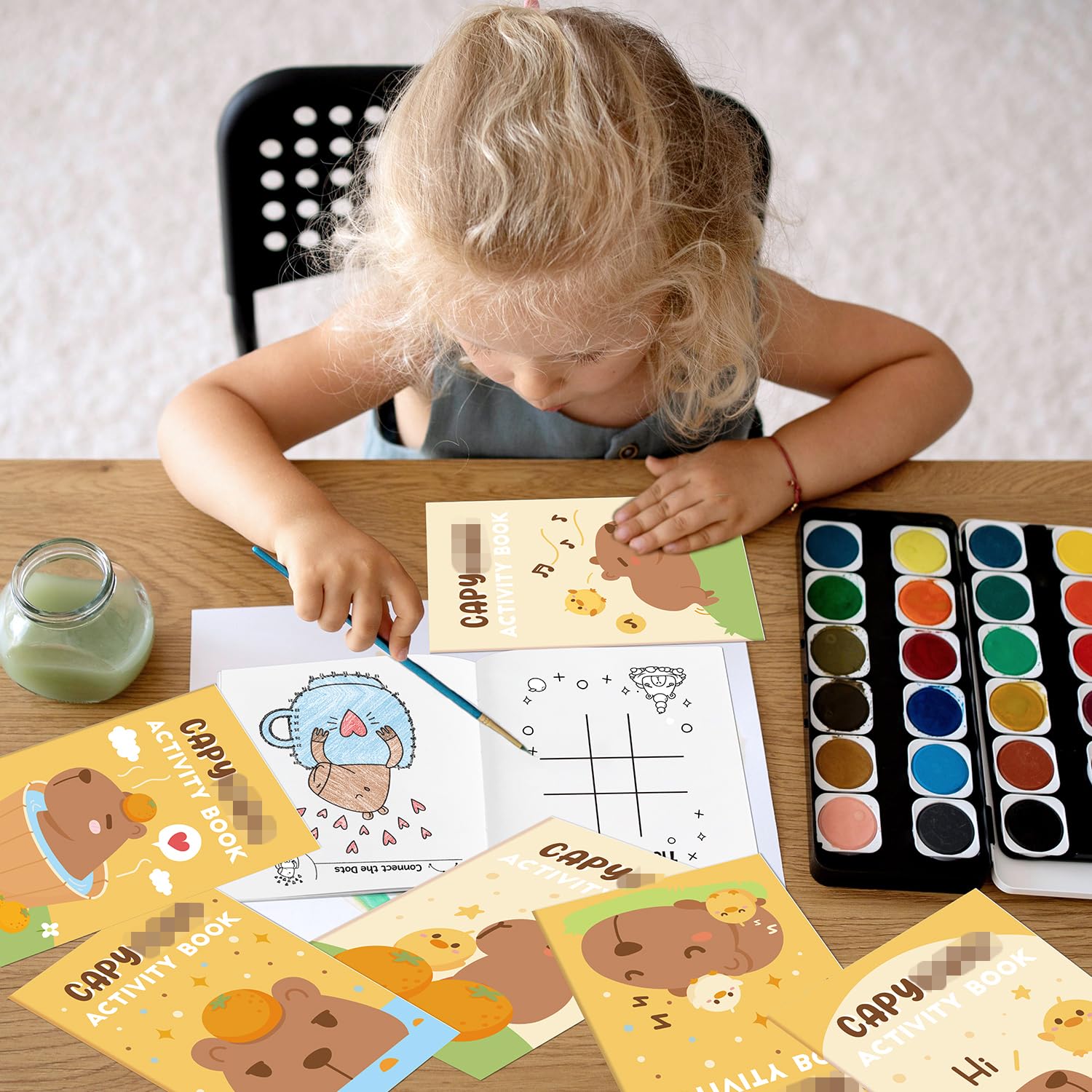 Snapklik.com : CAPY Activity Books For Kids - 24Pcs Cute CAPY Mini ...