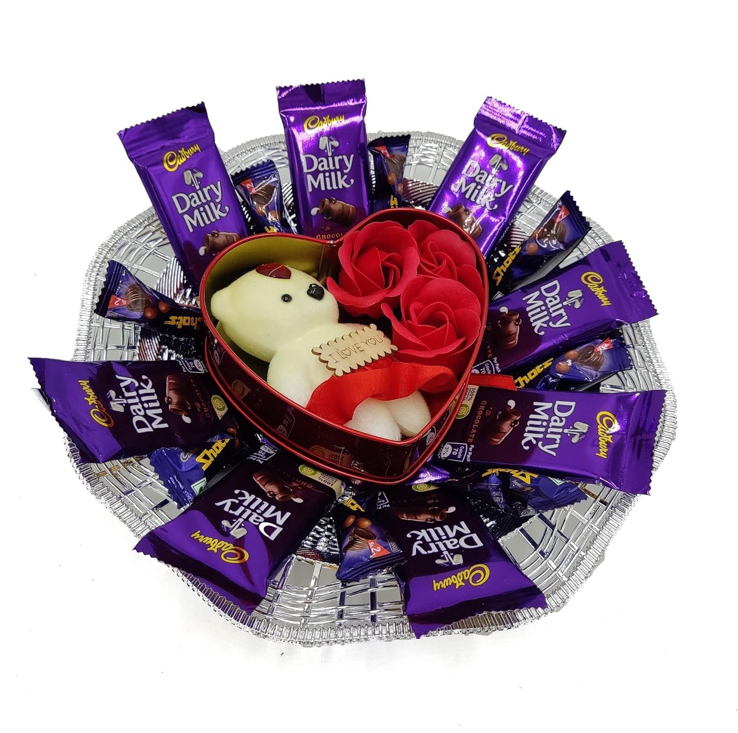 Dooziegifts Beautiful Chocolate Gift Hamper With Cute Teddy and Rose Flowers (B0CKL6X34Y) Amazon Price History, Amazon Price Tracker