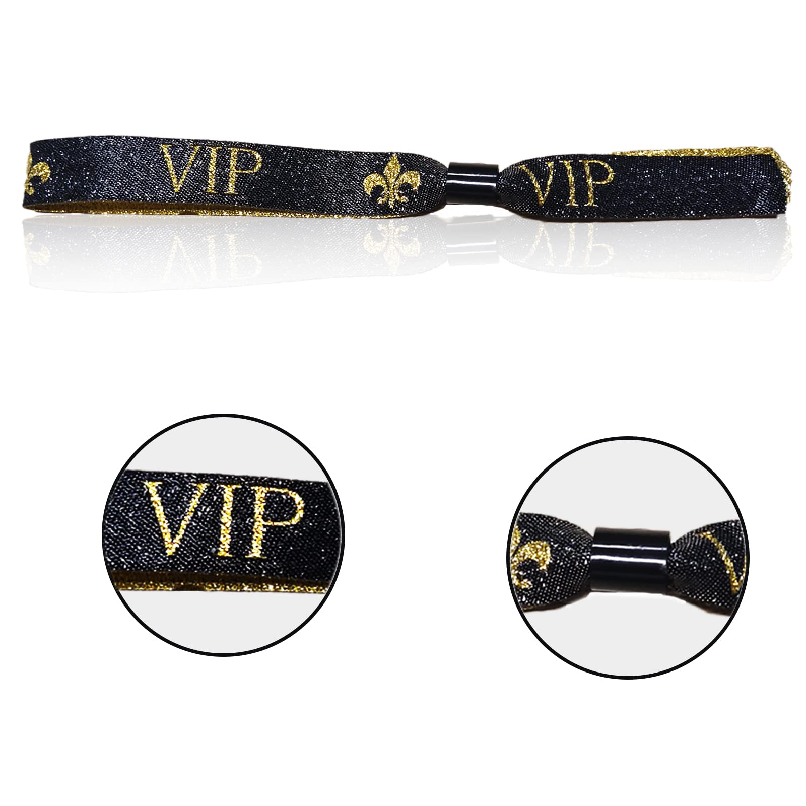 BKSAI Bandes D'entrée En Tissu VIP Effet Pailleté - Fermeture En Tissu - Bandes D'entrée - Pour