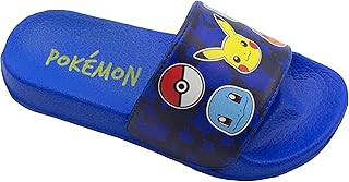 Pokémon Pokemon, Boys or Girls Sliders, Flip Flops, Pool Sandals, Size 10-4