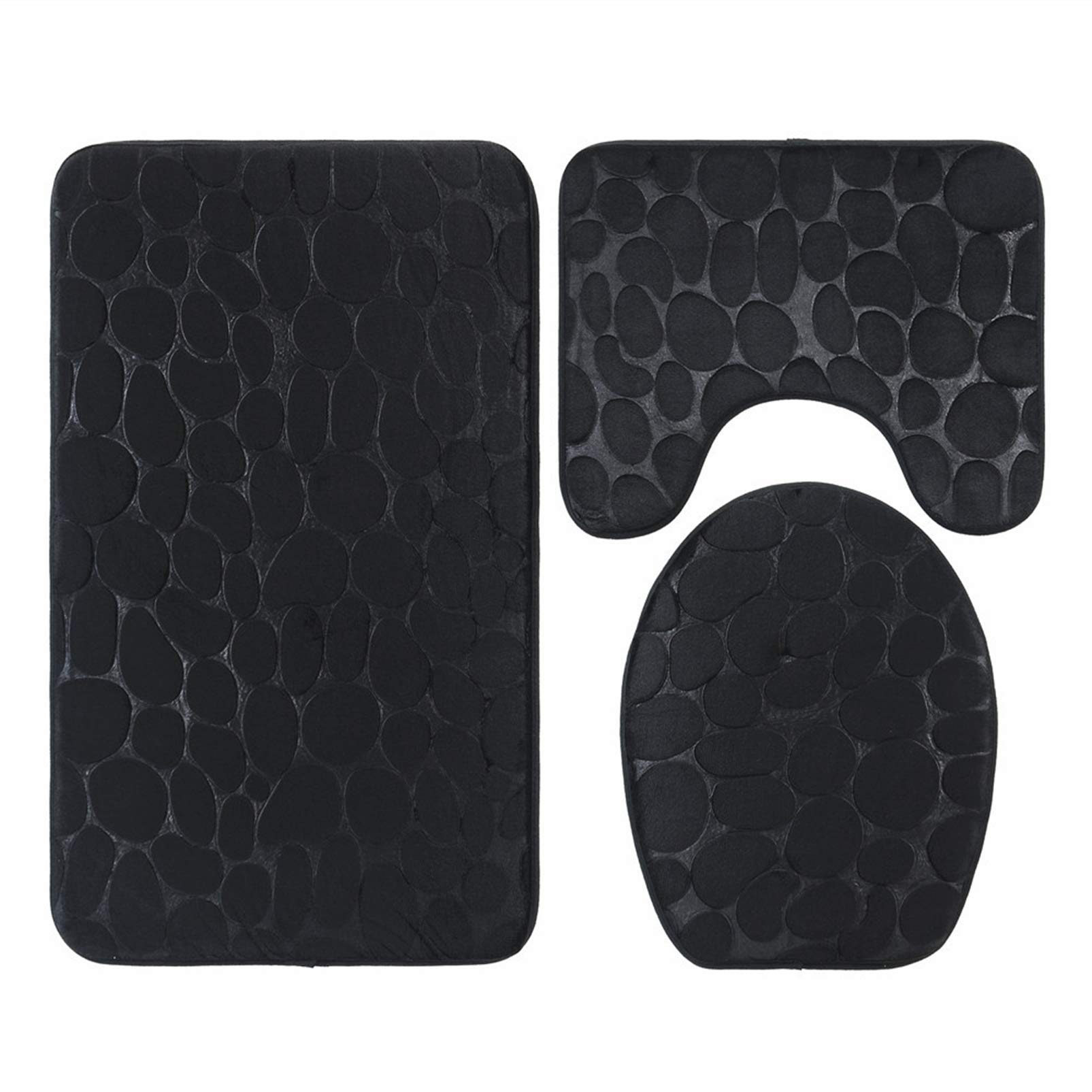 Tapis de salle de bain en mousse à mémoire idéal pour baignoire et douche