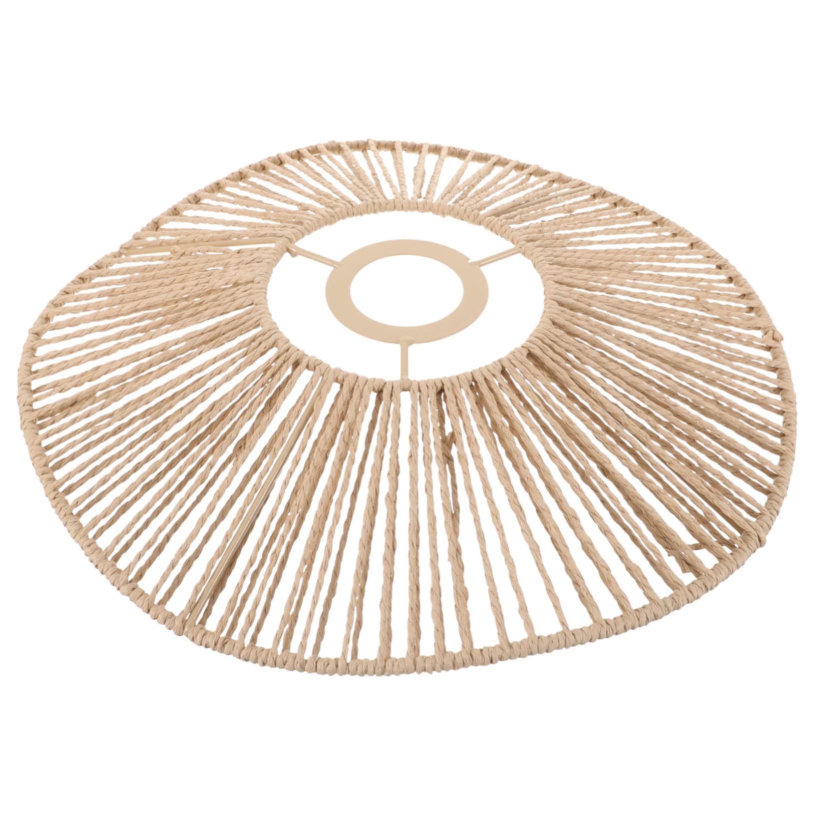 OFFSCH Retro Style Woven Lampshade for Ceiling Lamp Small Barrel Light Cover Indoor Lighting Decoration Suitable for Chandeliers and Wall Lamps High-Grade Paper and Material