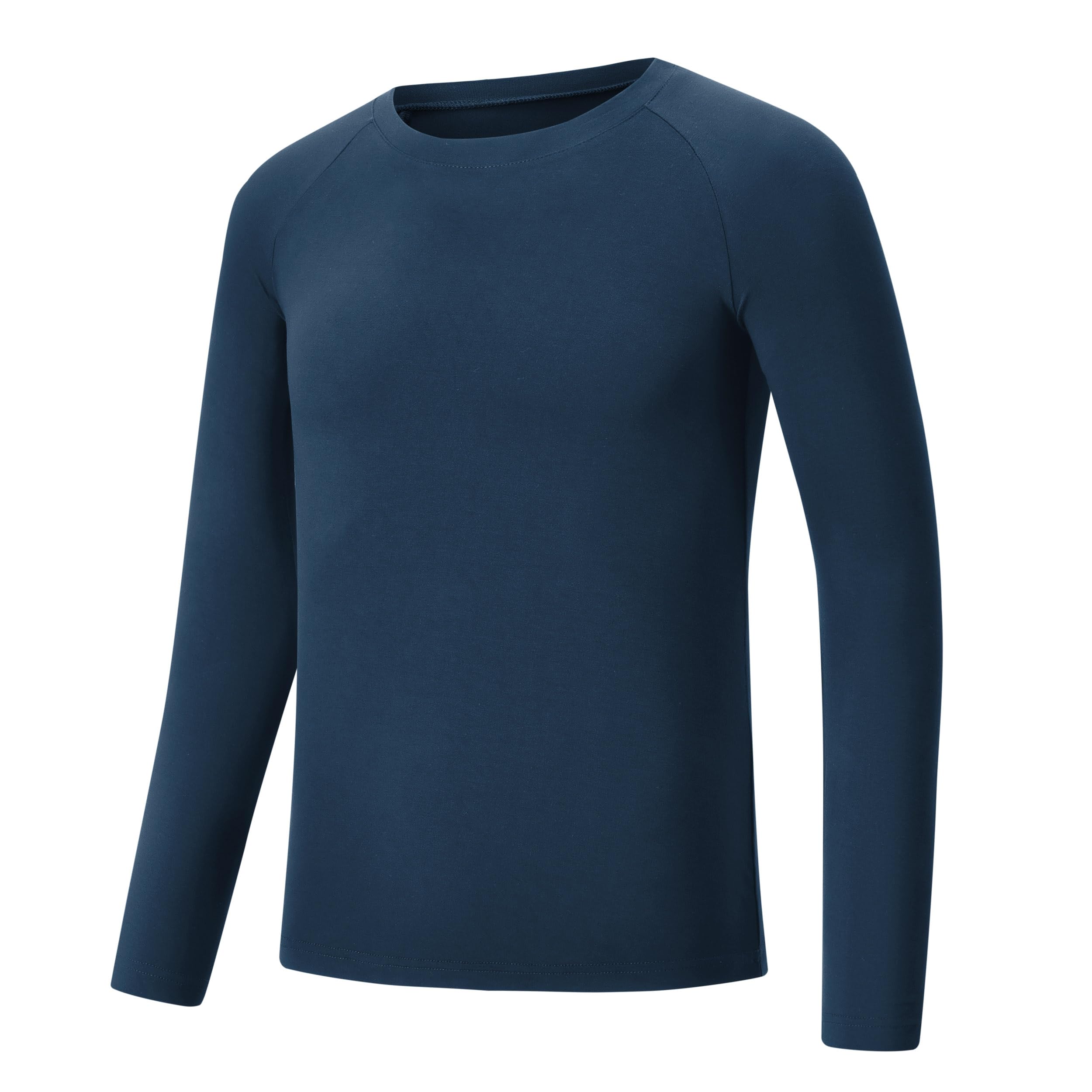 MoFiz Pigiama Bambino Morbido Due Pezzi Maglietta Manica Lunga e Pantaloni con Tasche Autunnale Invernale Ragazzo Pigiami Set 8-18 Anni