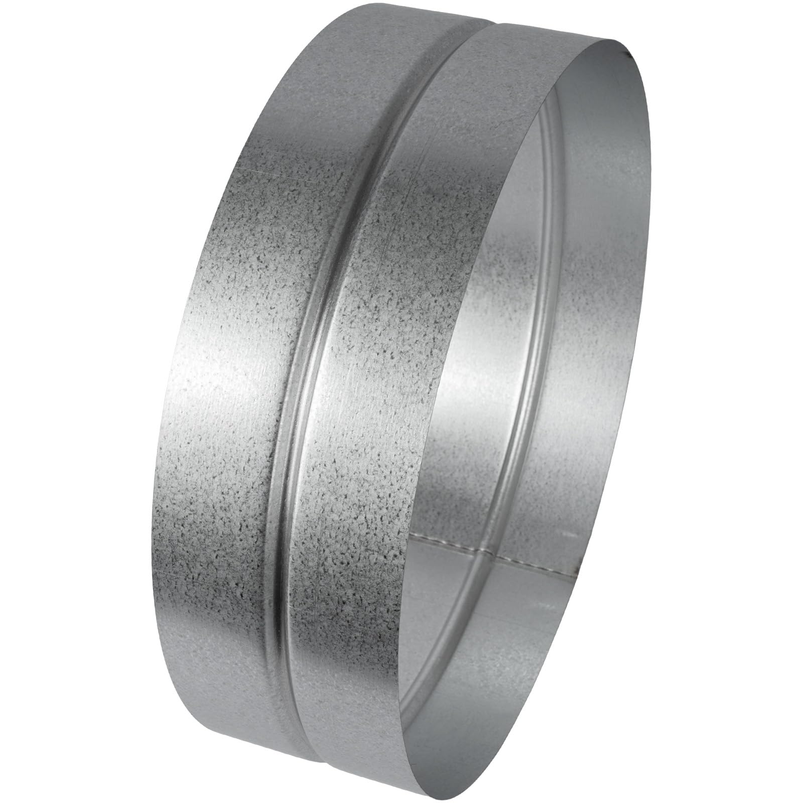 Vent Systems 12'' Inch Galvanized Steel Duct Connector - Round Ventilation Duct Extension - Metal Dryer Vent Coupler - Metal Hose Coupling - Dryer