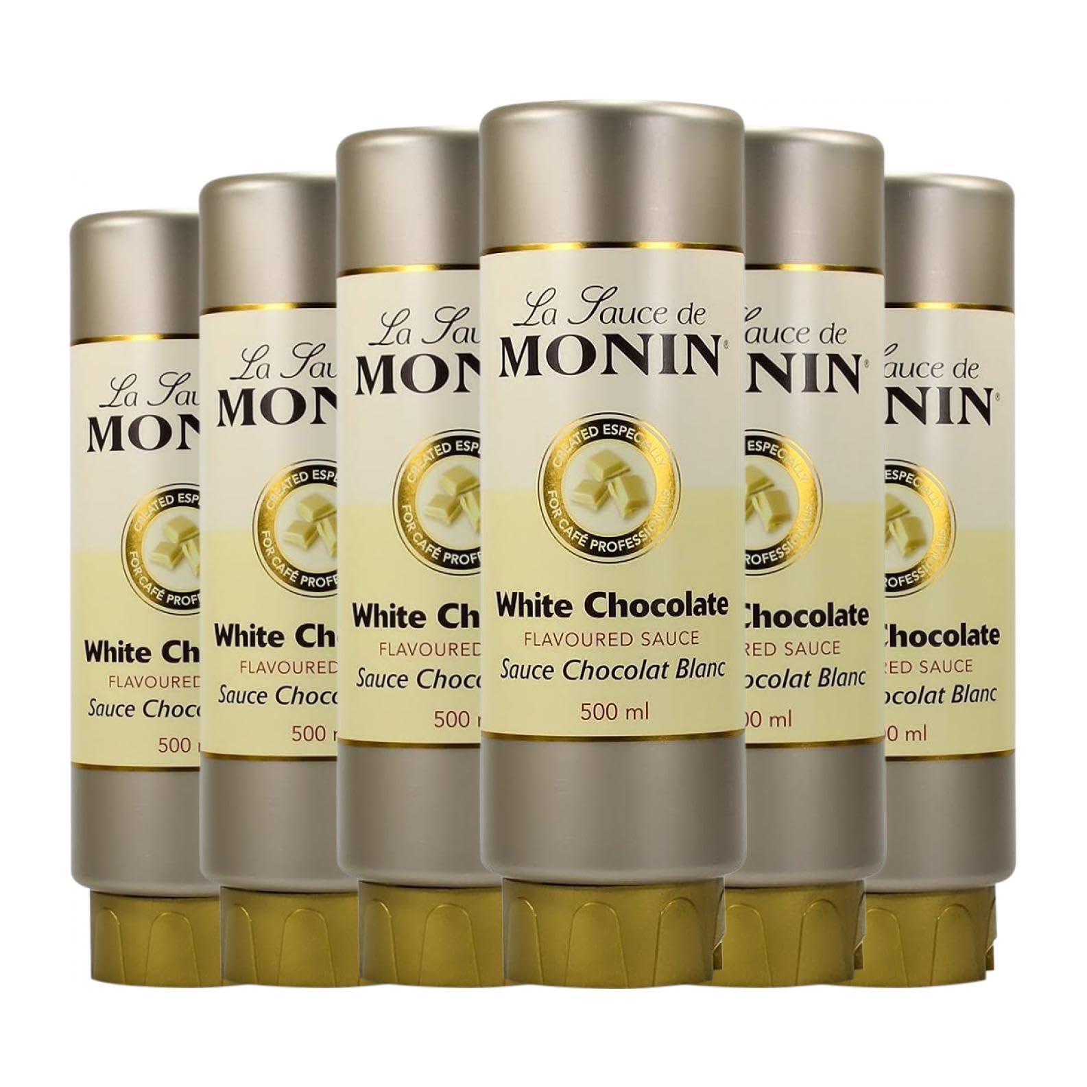 Schnapp MoninCocktail Crema Sauce White Chocolate Botella Medium 50 cl (Caja de 6 Botella Medium de 50 cl)