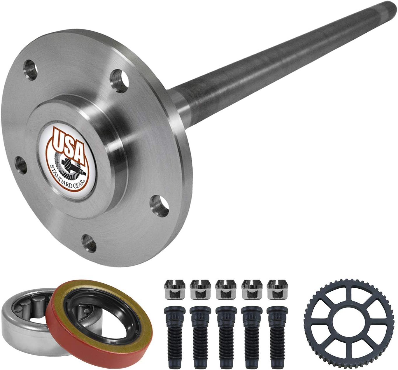 Rear Axle Kit Fits Ford 7.5" Diff 28 Spline w/ABS 30-3/4" Long