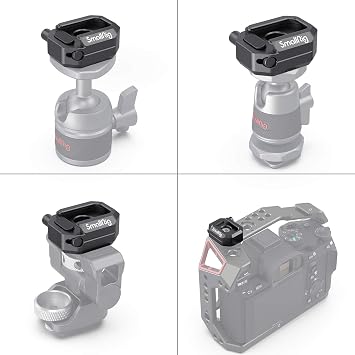 SmallRig Universal Cold Shoe Mount, Multi-Functional Shoe Adapter with Safety Release, for DSLR Camera Rig Microphone LED Light - 2797
