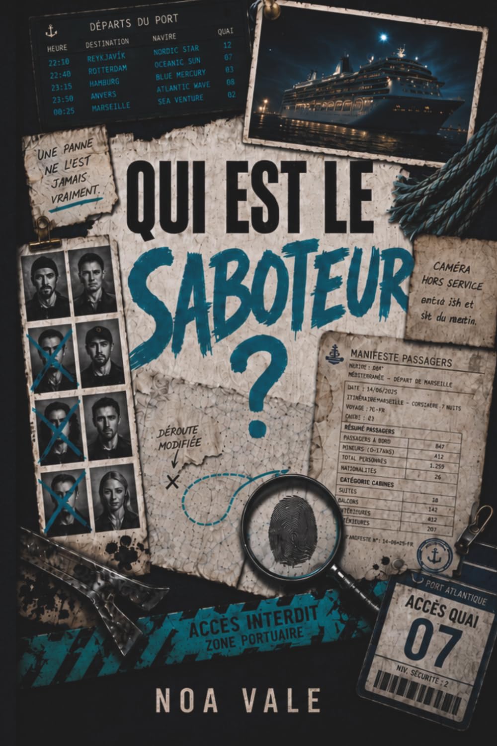 Qui est le Saboteur ?: Une enquête visuelle à résoudre : 150 photos de suspects, 15 indices, 1 seul coupable