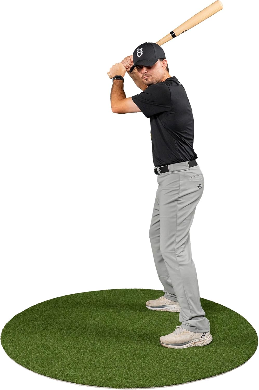 Pro-Ball On Deck Circle Hitting Mat - Enhance Your Warm-Up Routine with a Premium Surface for Precise Swings- 5-Foot Diameter for Pro-Level Practice
