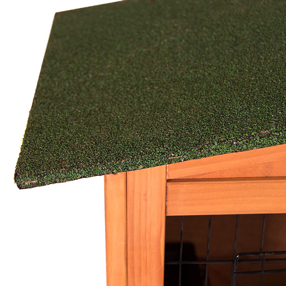 Home Discount Jaula de Madera para Mascotas, 2 Pisos, Bandeja Deslizante