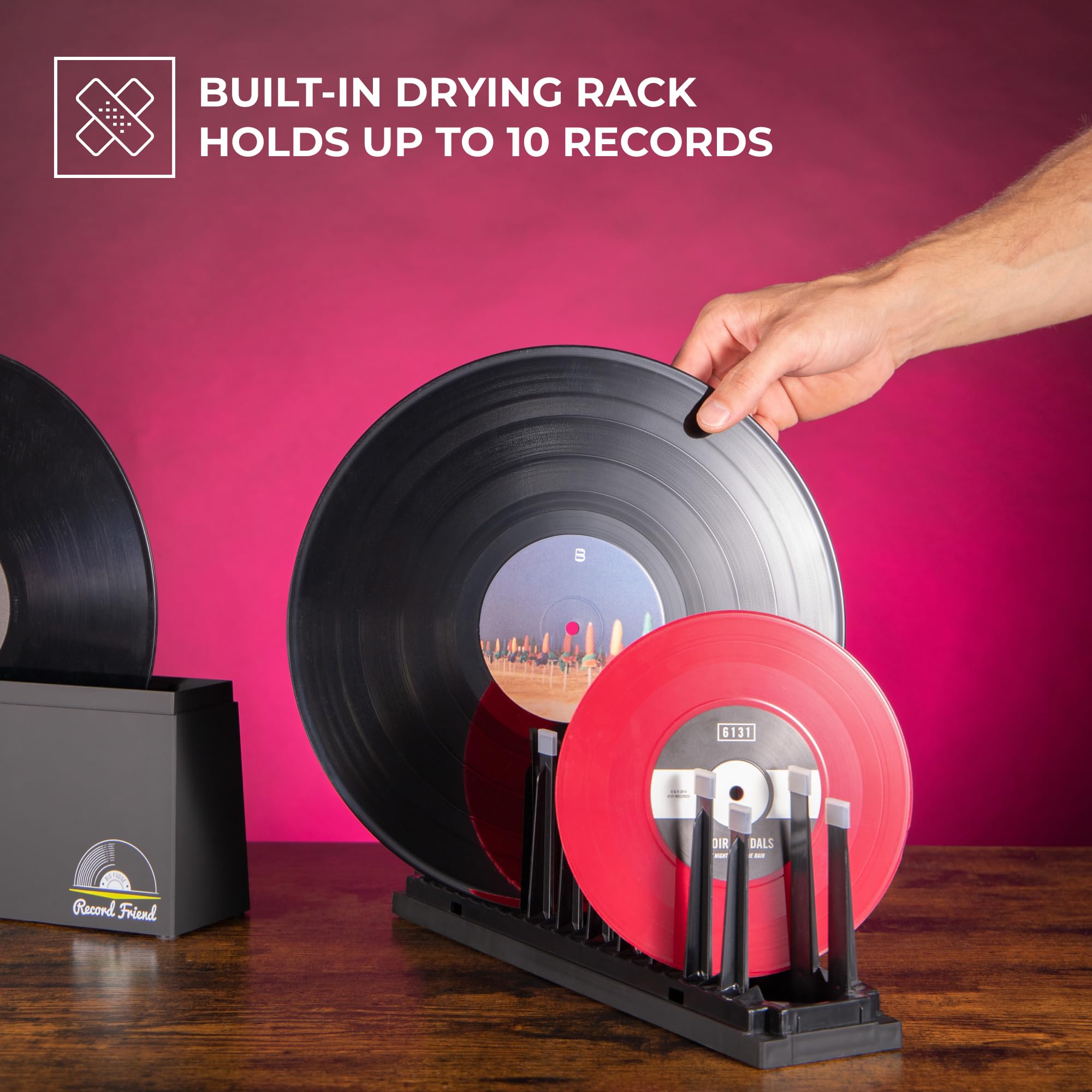Record Friend レコードクリーニングシステム Amazon.co.jp: Big Fudge レコードフレンド レコードクリーニング