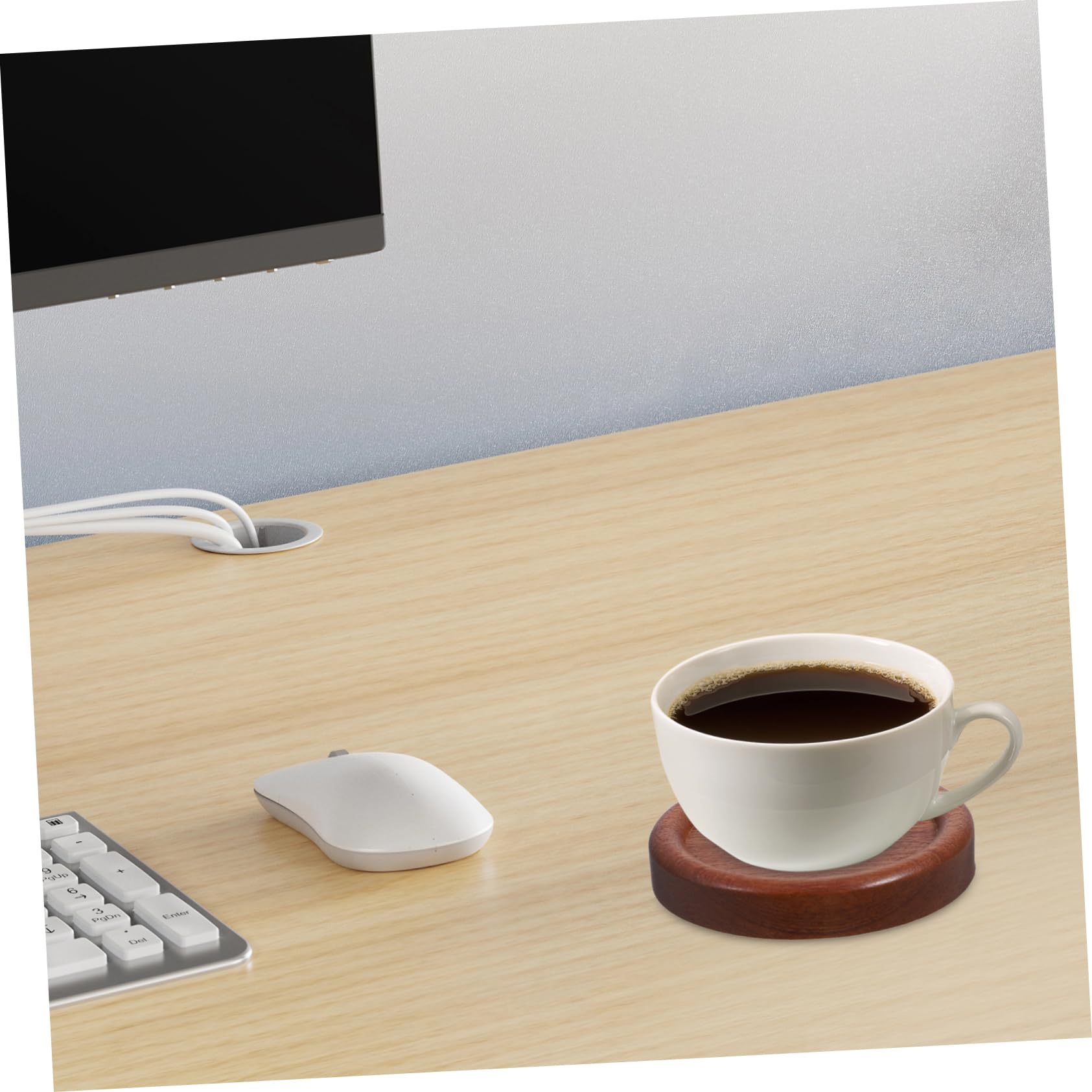 20 Stück Massivholz Retro Untersetzer Untersetzer Für Tisch Tassenuntersetzer Tassenuntersetzer Für Die Küche Untersetzer Für Couchtisch Runde Holzuntersetzer