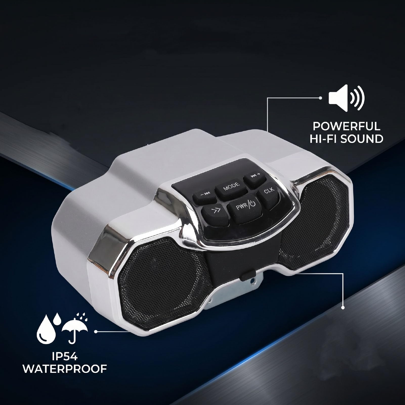 Alomejor Głośnik Bluetooth do Motocykla
