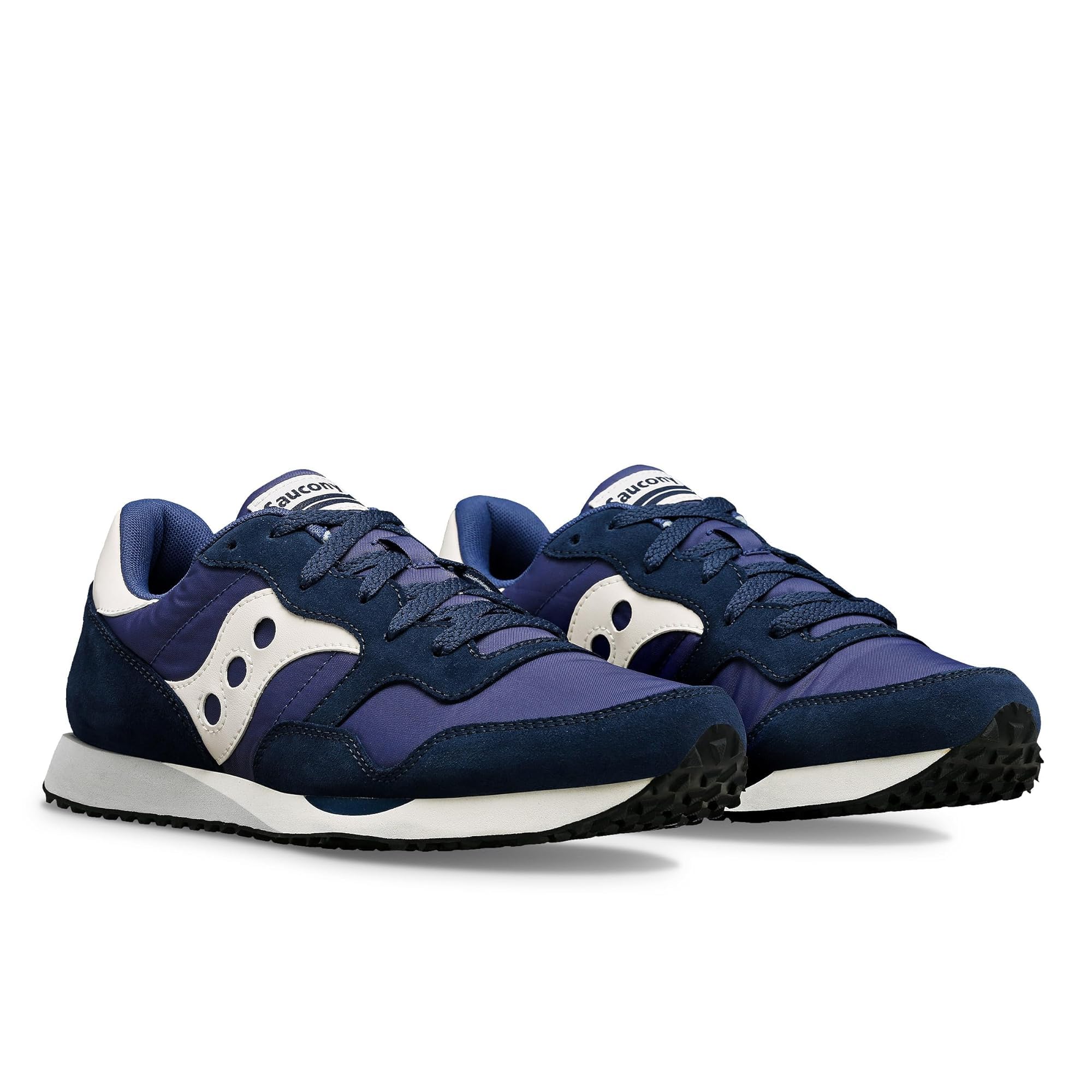 Saucony Unisex DXN Trainer Shoe, Navy/Off White, 7.5