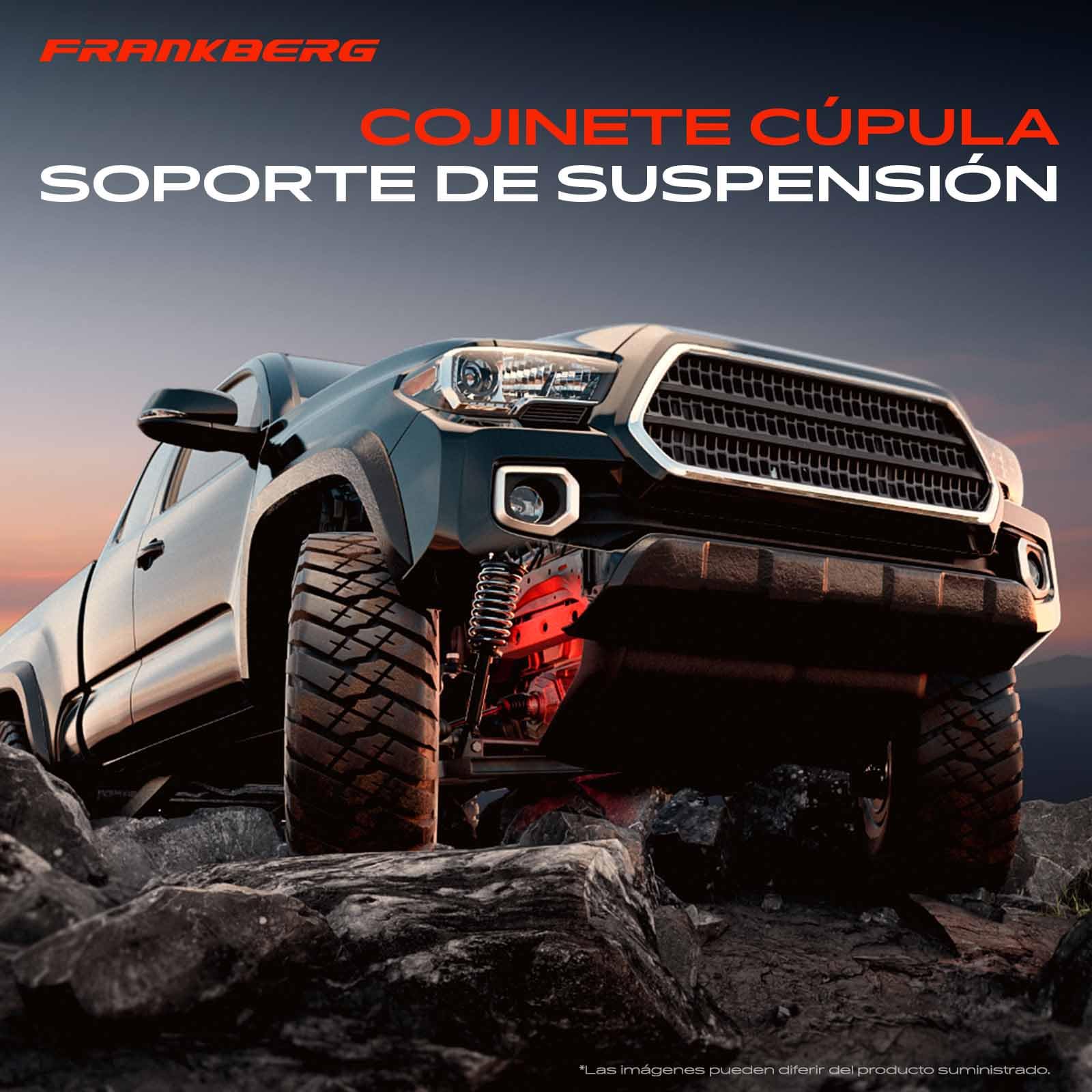 Frankberg 2x Cojinete de domo Cojinete de soporte de suspensión Parte delantera izquierda Derecha Compatible con Fluence Grand Scénic M.e.g.a.n.e Scénic III Replace# 543200001R