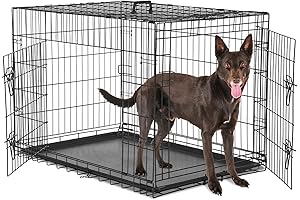 Sweetcrispy 36in Dog Kennel - The Roomy Dog Palace for Your Best Friend