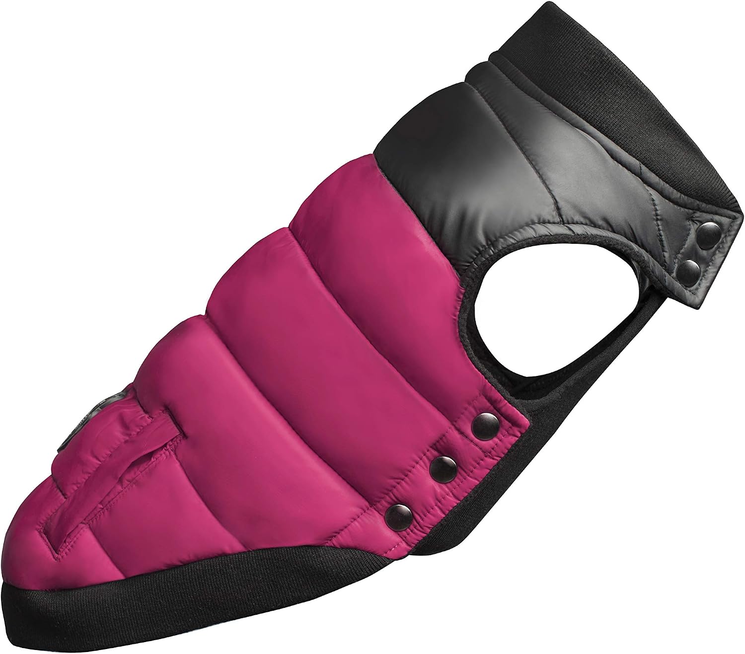 Canada Pooch Summit Stretch Dog Vest Water-Resistant Dog Puffer Vest, Plum