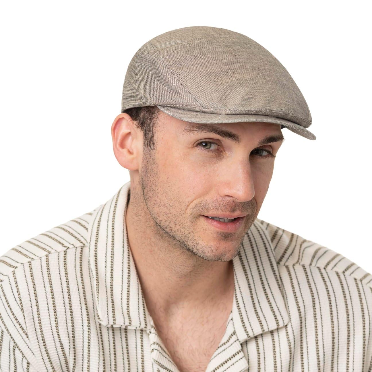 Mayser Delian Schirmmütze Flatcap UV-Schutz Made in EU Herren Frühling Sommer