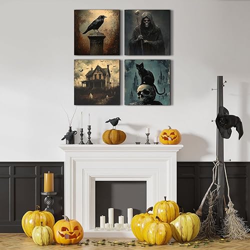 Miniatura 451 de Arte de pared de naturaleza con plantas verdes, decoración de pared de hojas botánicas tropicales, impresiones en lienzo para dormitorio, Hoja