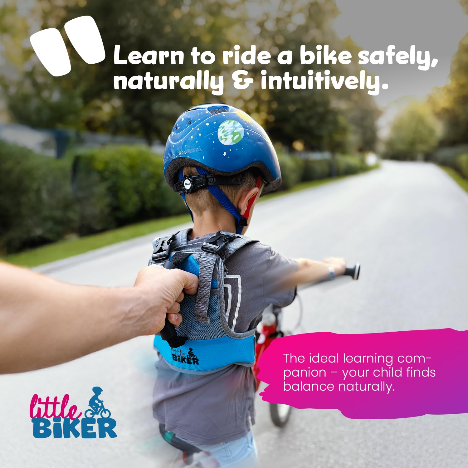 Giubbotto di apprendimento per bambini, con maniglia, apprendimento in bicicletta, pattinaggio in linea, sci, pattinaggio su ghiaccio, pattinaggio a rotelle, regolabile