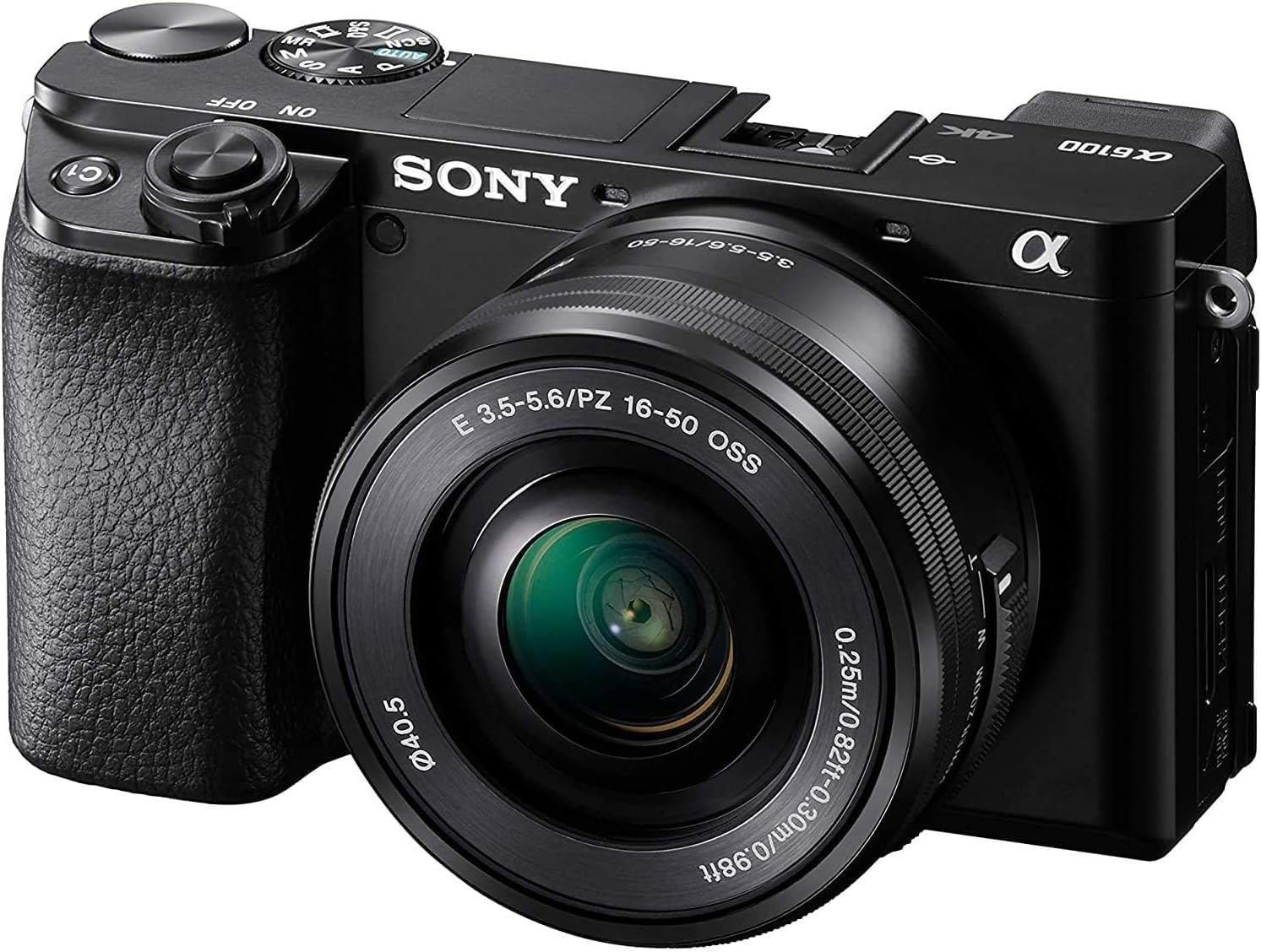 Sony Alpha 6100 Cámara Evil APS-C con Objetivo Zoom Potente