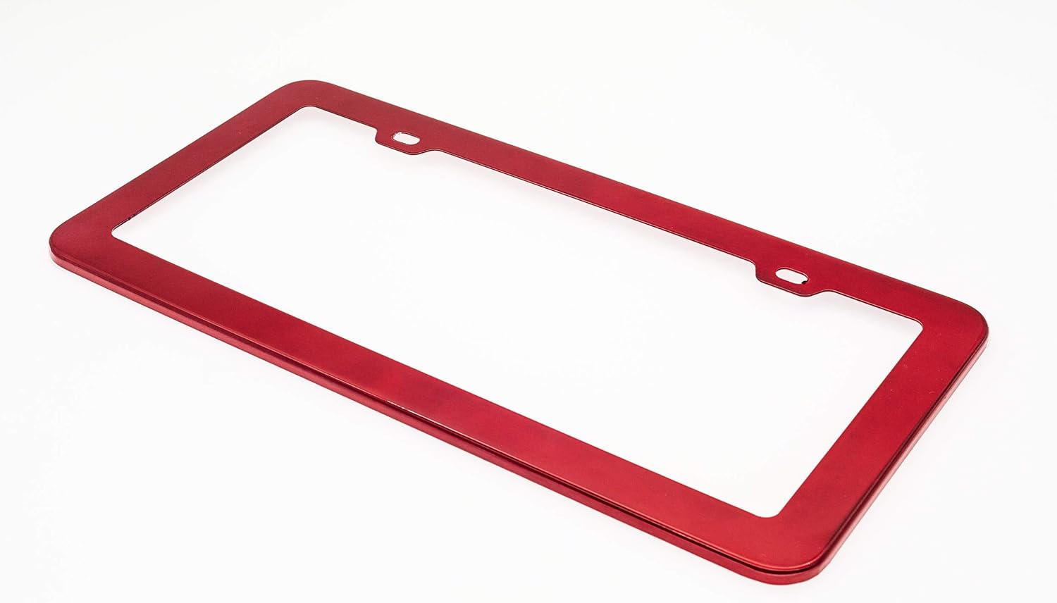Creathome 201 Stainless Steel License Plate Frames with Shining Red Color - Image 3