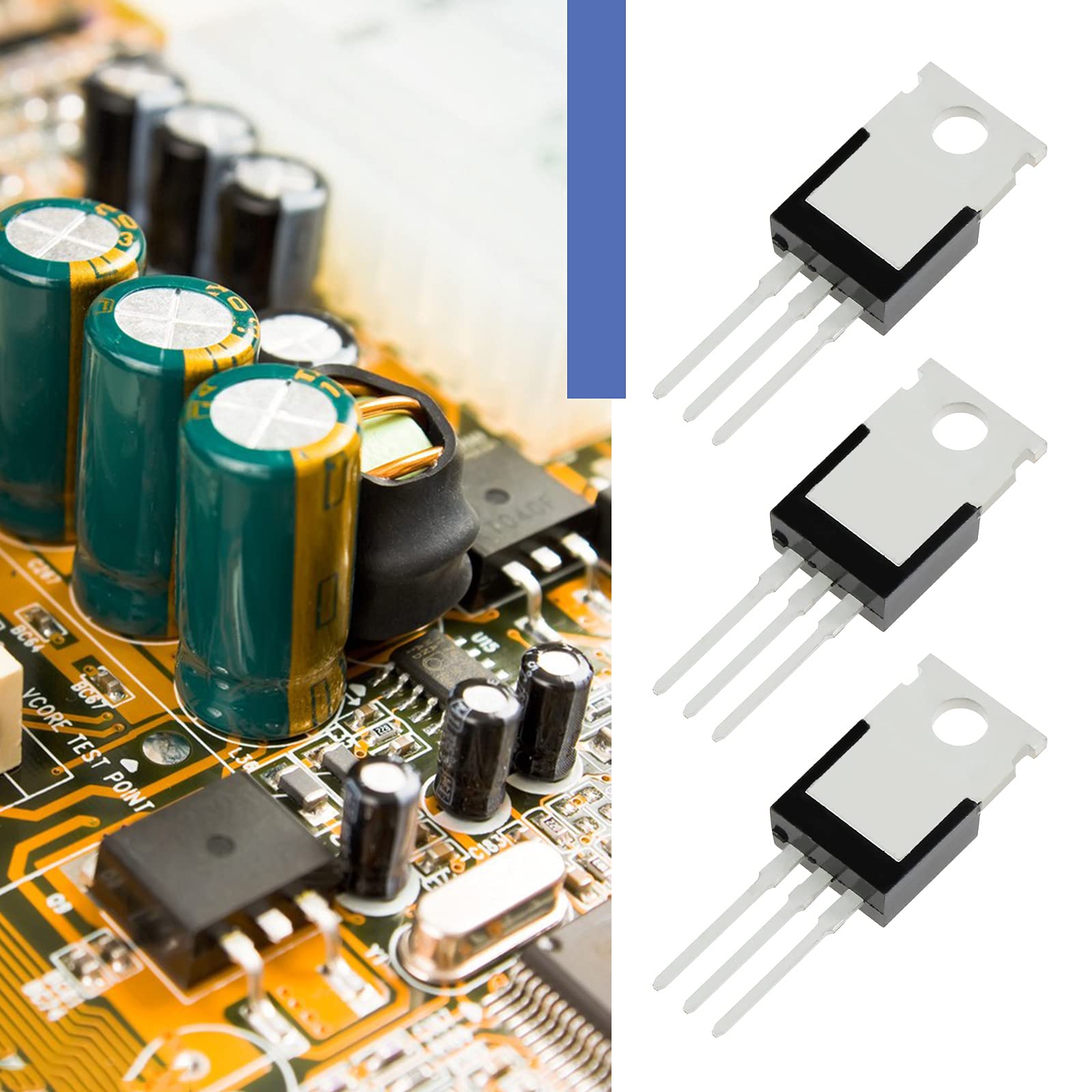 10pcs MOSFET Bundle Bridgold 10pcs IRF540 IRF540N TO-220 N Channel, 33 A Mosfet Transistor - View #9