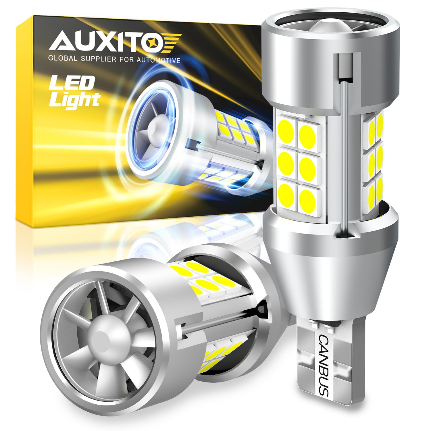 AUXITO T10 LED 爆光 5倍明るさアップ ホワイト ポジション/ライ…