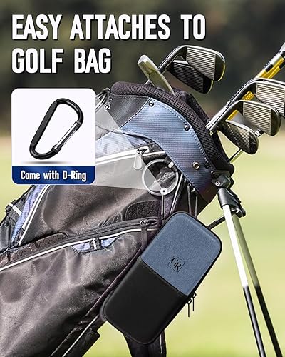 Miniatura 6 de GLORIEROO Funda para guantes de golf con soporte para guantes para bolsa de club de golf, organizador de almacenamiento para teléfono, camisetas,