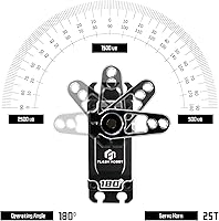 Vista 4 de Servo sin núcleo de 83.8 lbs, servo de alto par de torsión de 8.4 V, engranaje de metal completo servo RC con IP67 impermeable y soporte magnético