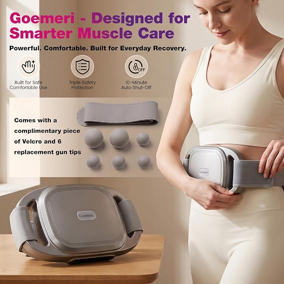 Goemeri 18-Head Massage Gun deep Tissue,