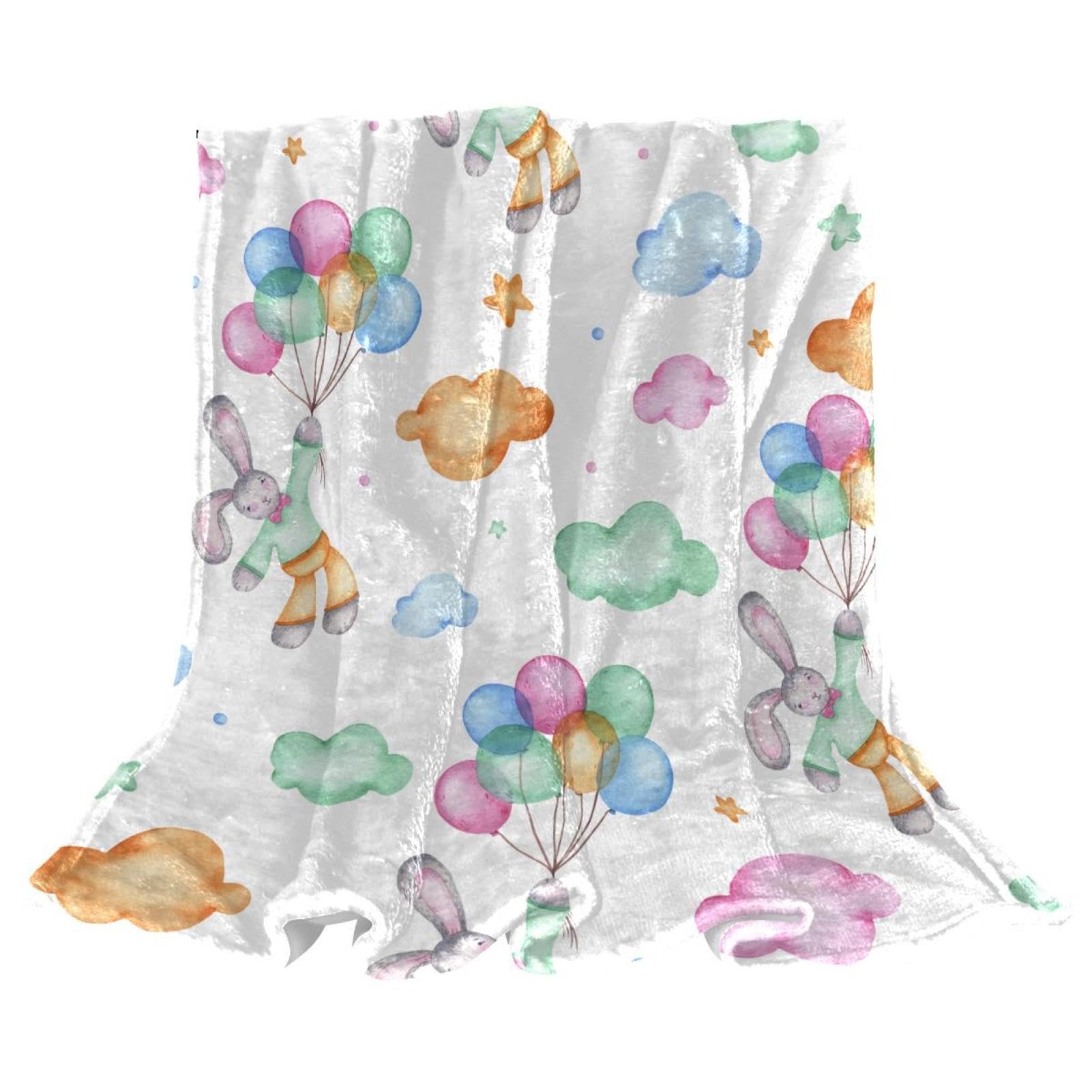 Couverture polaire lapin pour vos soirées cocooning sur le canapé | Plaid doux 150x200