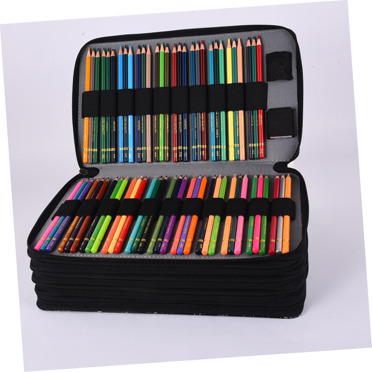Artibetter Astuccio Porta Matite Multistrato, Grande Capacità, Oxford, Cerniera, Portatile, per Scuola e Organizzazione di Penne e Accessori