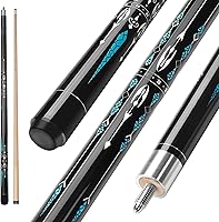 Vista 1 de Pool Cue, 58" Billiard Cue Stick 2-Piece Maple Wood Pool Cue Stick 18 19 20 21oz for Bar House Pool Table Sports