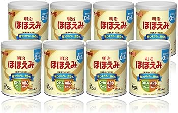 Amazon.co.jp: 明治ほほえみ 800g ×8個 粉末 [0か月] 【ケース