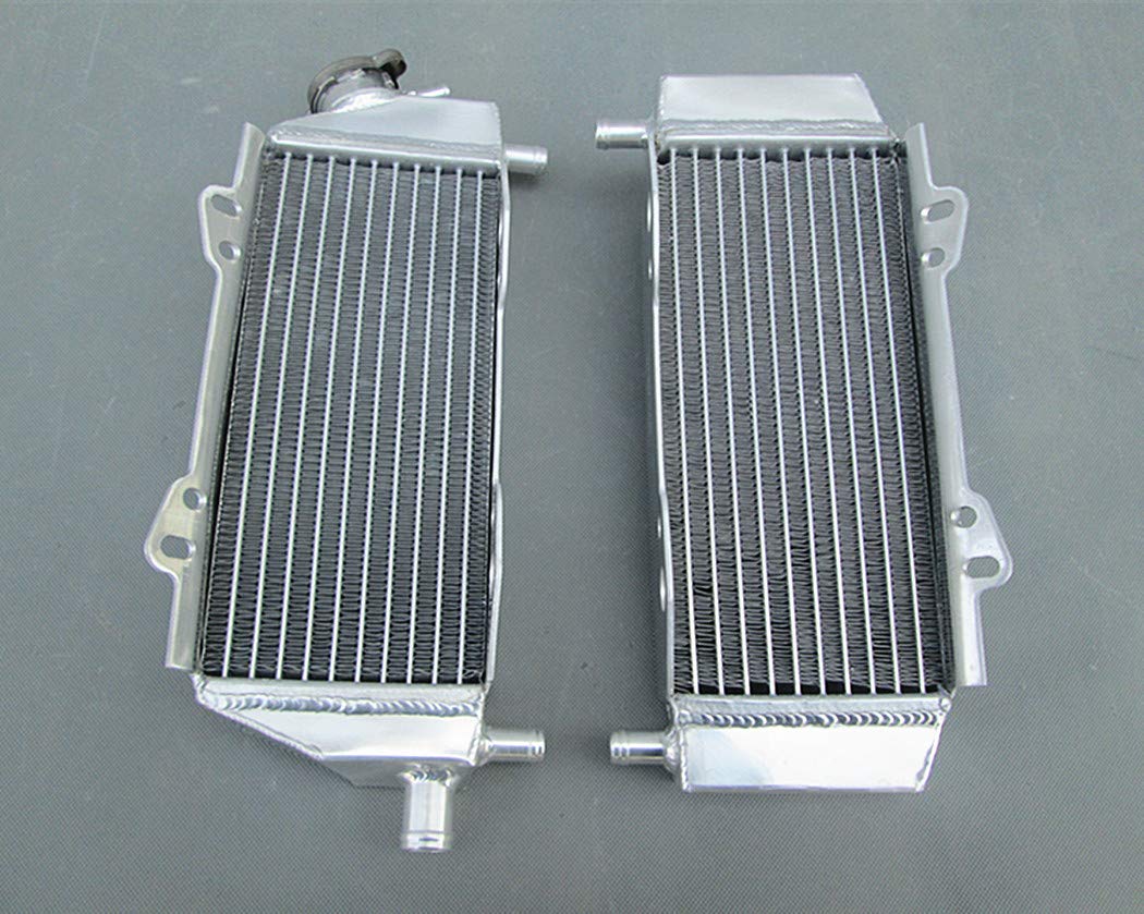 Sinistra + Destra Per Kawa-saki KX250 KX 250 2005 2006 2007 Alluminio Radiatore 05 06 07