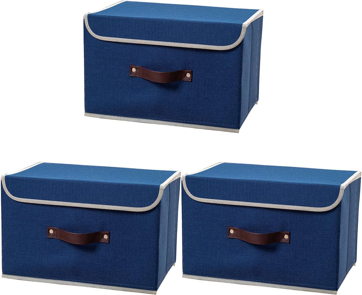 Storage Box With Lid Foldable Linen Storage Box Shelf