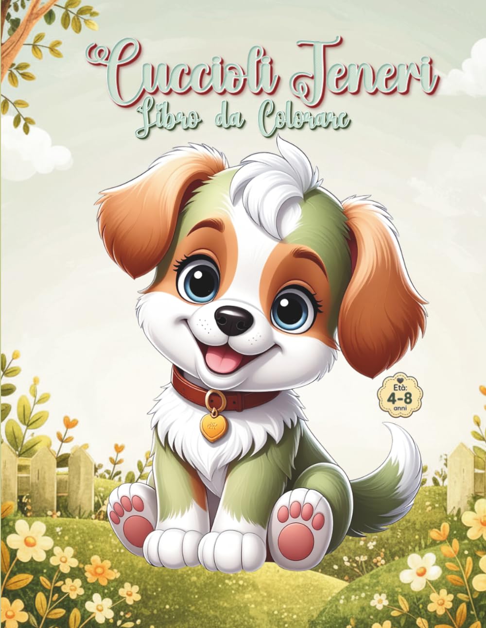 Cuccioli Teneri Libro da Colorare