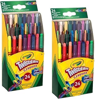 Crayola Crayons, 24 Count Bundle (Pack of 2)
