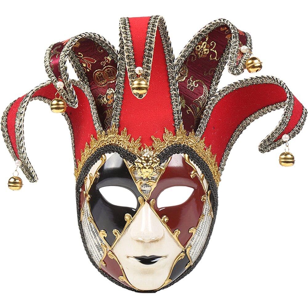 Masque vénitien face complète accessoire de dress up pour soirée lady
