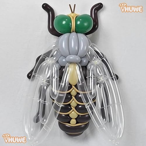 Miniatura 8 de Paquete de 100 globos de color verde oscuro, 260 globos mágicos gruesos y delgados para arco de globos, animales, payaso, niños, cumpleaños, fiesta,