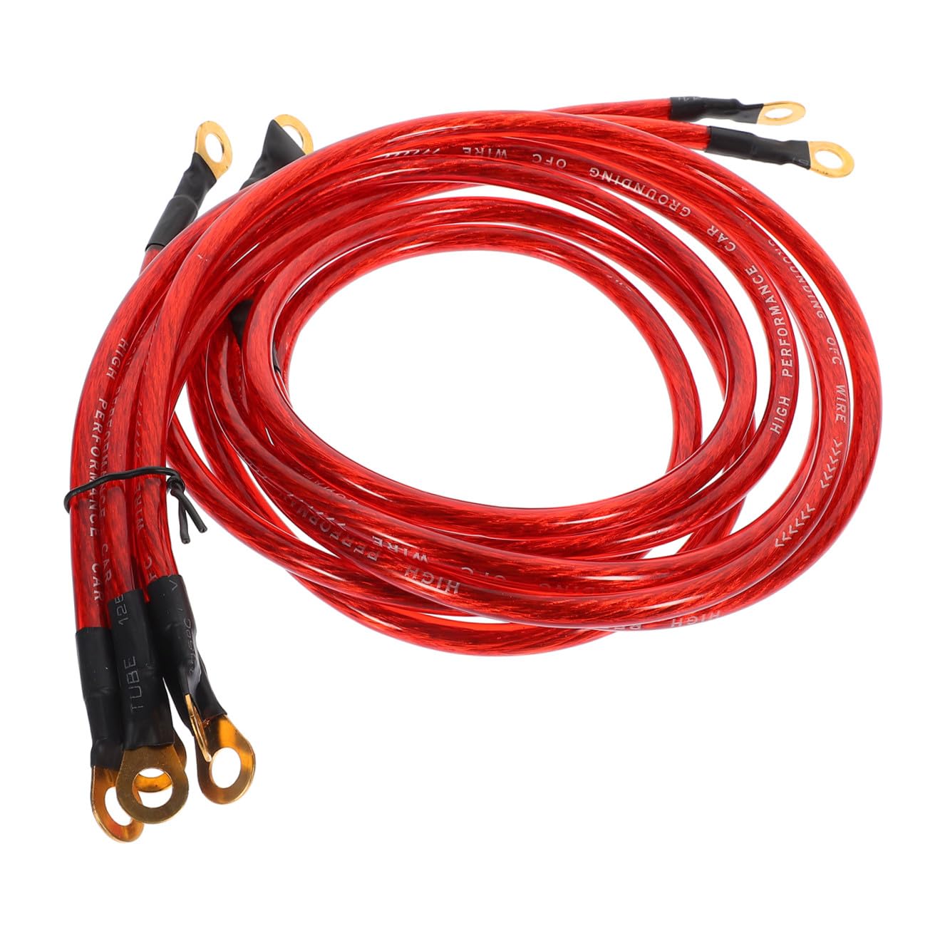 SOLUSTRE 5pcs Subwoofer Cables Stereo Audio Cables for Easy Setup Transmission for Car Speakers and Home
