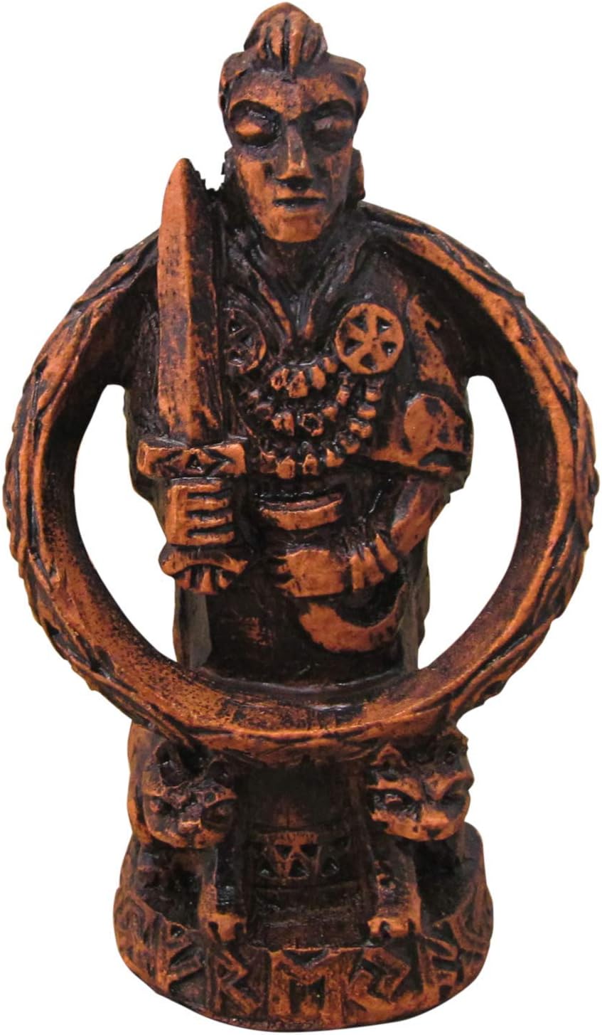Dryad Design Freya Norse Goddess of Love and War Figurine, Gold
