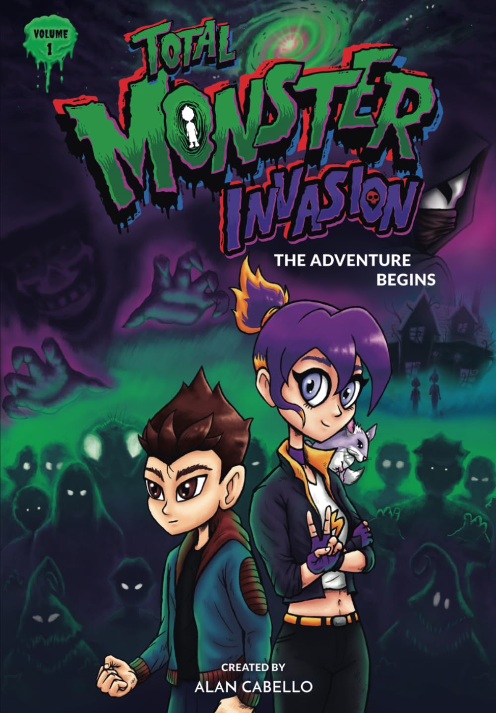 Total Monster Invasion: Vol. 1: The Adventure Begins (Graphic Novel) Color Version
