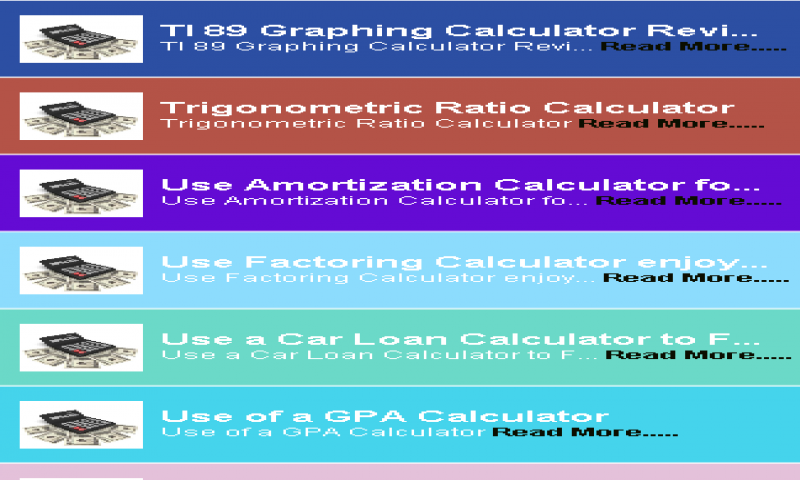 Calculator Guide - App on the Amazon Appstore